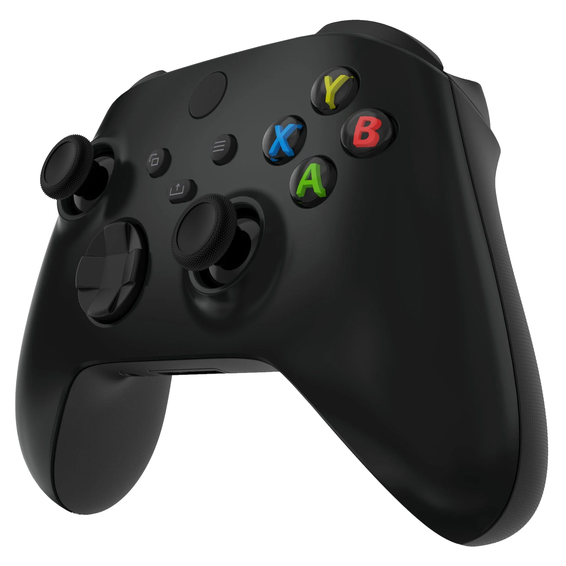 eXtremeRate Replacement Front Housing Shell for Xbox Series X & S Controller - Solid Black - Image 4