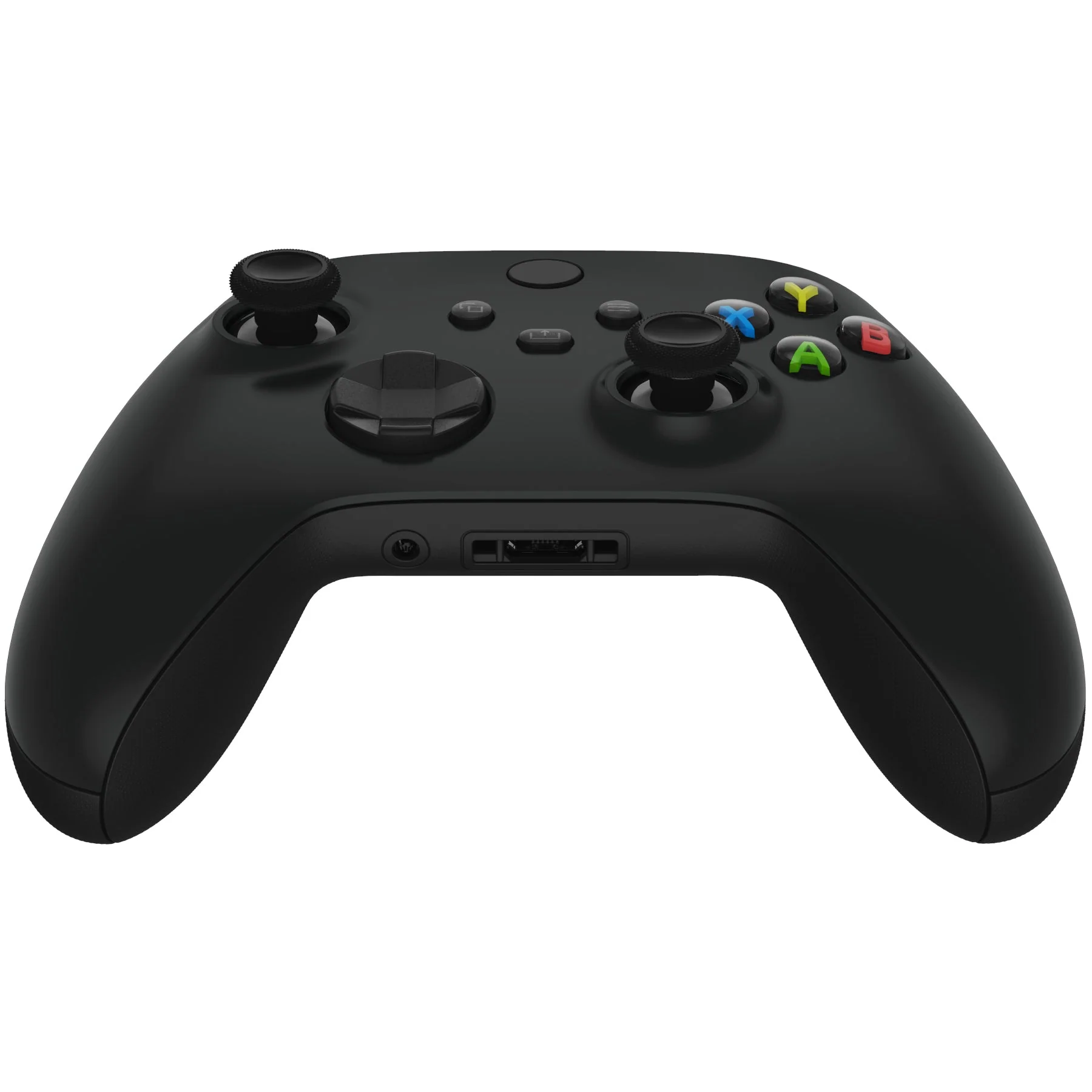 eXtremeRate Replacement Front Housing Shell for Xbox Series X & S Controller - Solid Black - Image 7