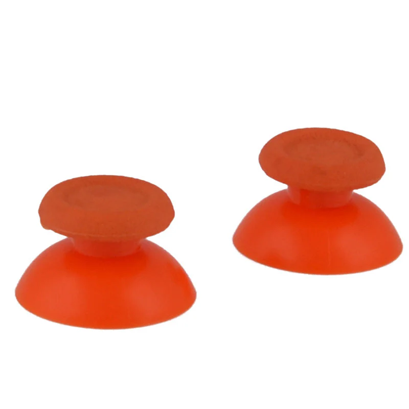 eXtremeRate Replacement 3D Analog Thumbsticks Compatible with PS4 Controller - Solid Orange