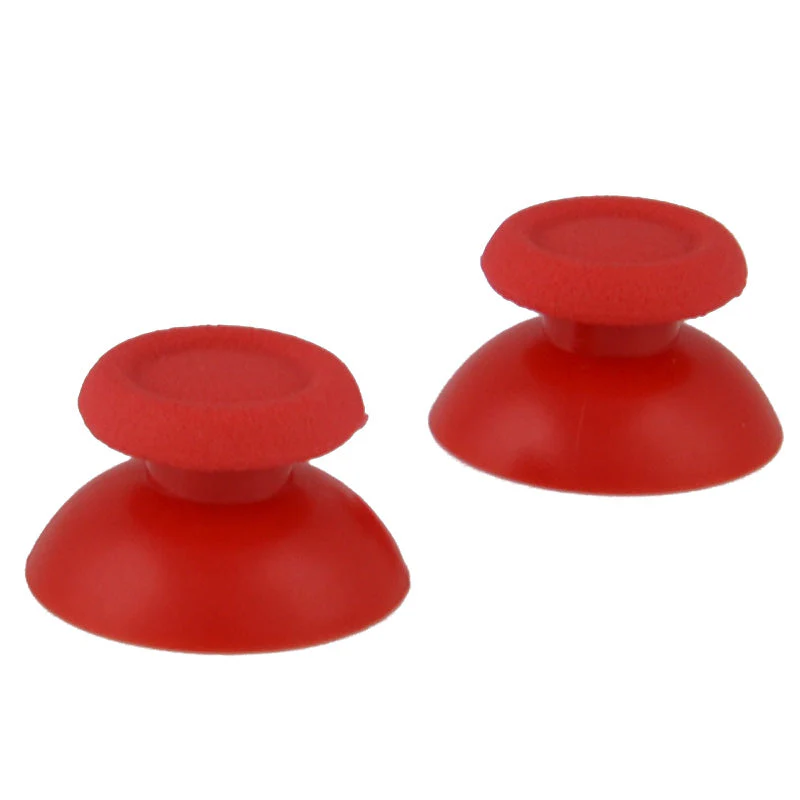 eXtremeRate Replacement 3D Analog Thumbsticks Compatible with PS4 Controller - Solid Red