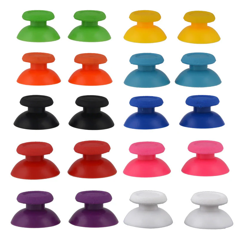 eXtremeRate Replacement 3D Analog Thumbsticks Compatible with PS4 Controller - Solid Red - Image 5