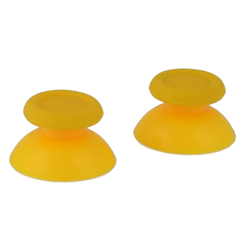 eXtremeRate Replacement 3D Analog Thumbsticks Compatible with PS4 Controller - Solid Yellow