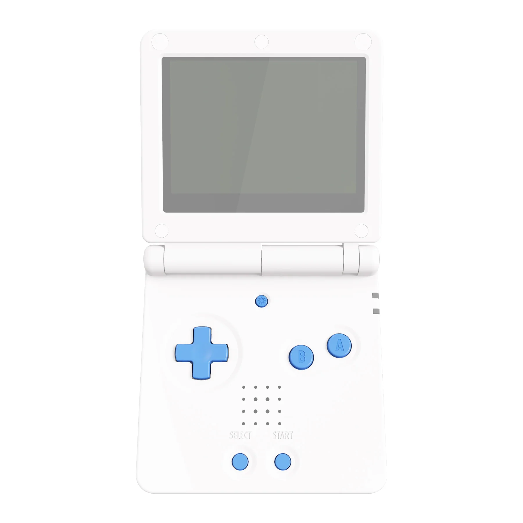 eXtremeRate Custom Replacement Full Set Buttons for Gameboy Advance SP GBA SP Console - Starlight Blue