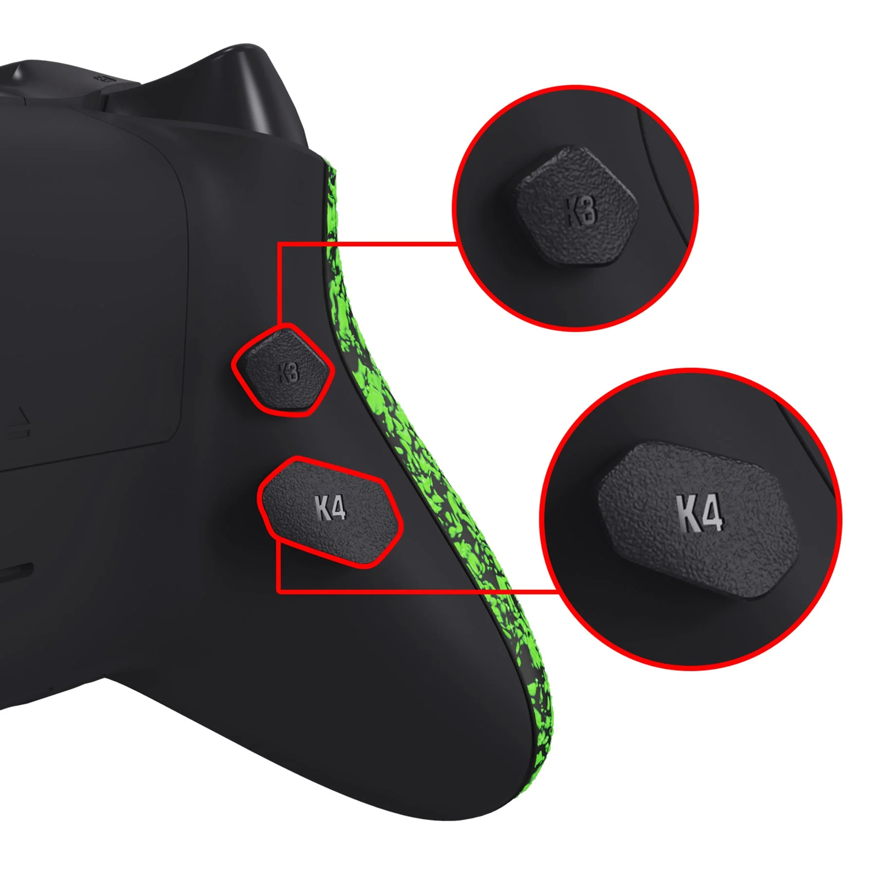 eXtremeRate Hope Remap kit for Xbox Series X & S Controller - Textured Green - Image 11