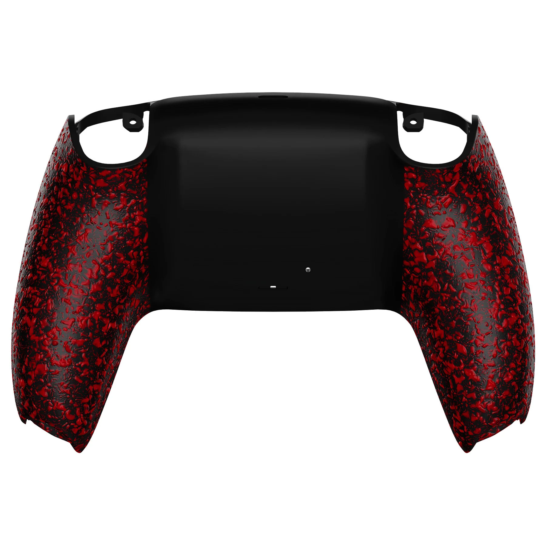 eXtremeRate Replacement Back Housing Bottom Shell Compatible with PS5 Controller BDM-010/020/030/040/050 - Textured Red - Image 6