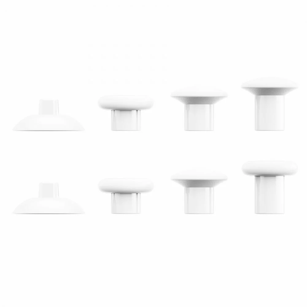 eXtremeRate ThumbsGear Interchangeable Ergonomic Thumbstick for Xbox Series X/S Controller & Xbox One Controller & Xbox One Elite Controller & Xbox One X/S Controller - White - Image 4