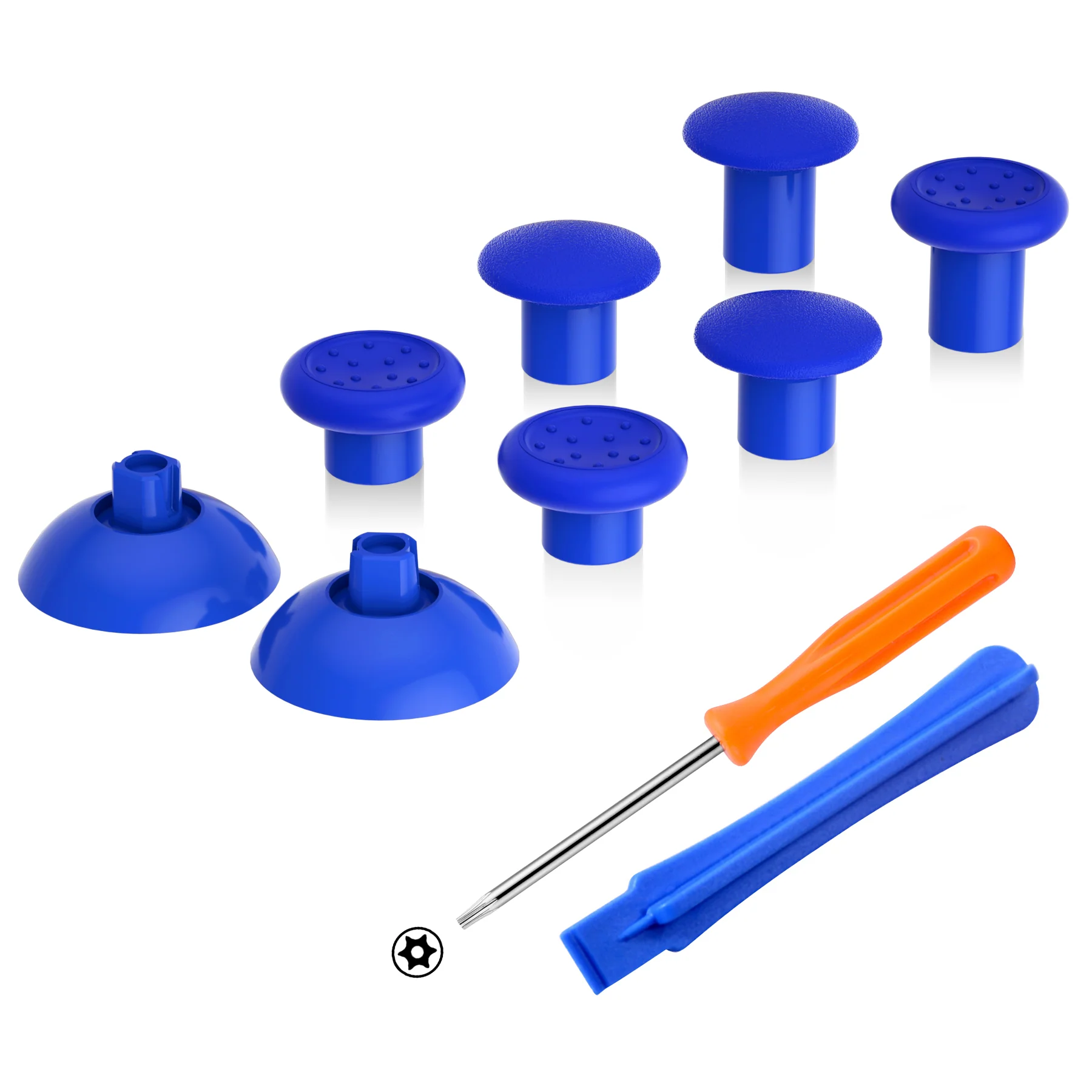 eXtremeRate ThumbsGear Interchangeable Ergonomic Thumbstick for Xbox Series X/S Controller & Xbox One Controller & Xbox One Elite Controller & Xbox One X/S Controller - Blue