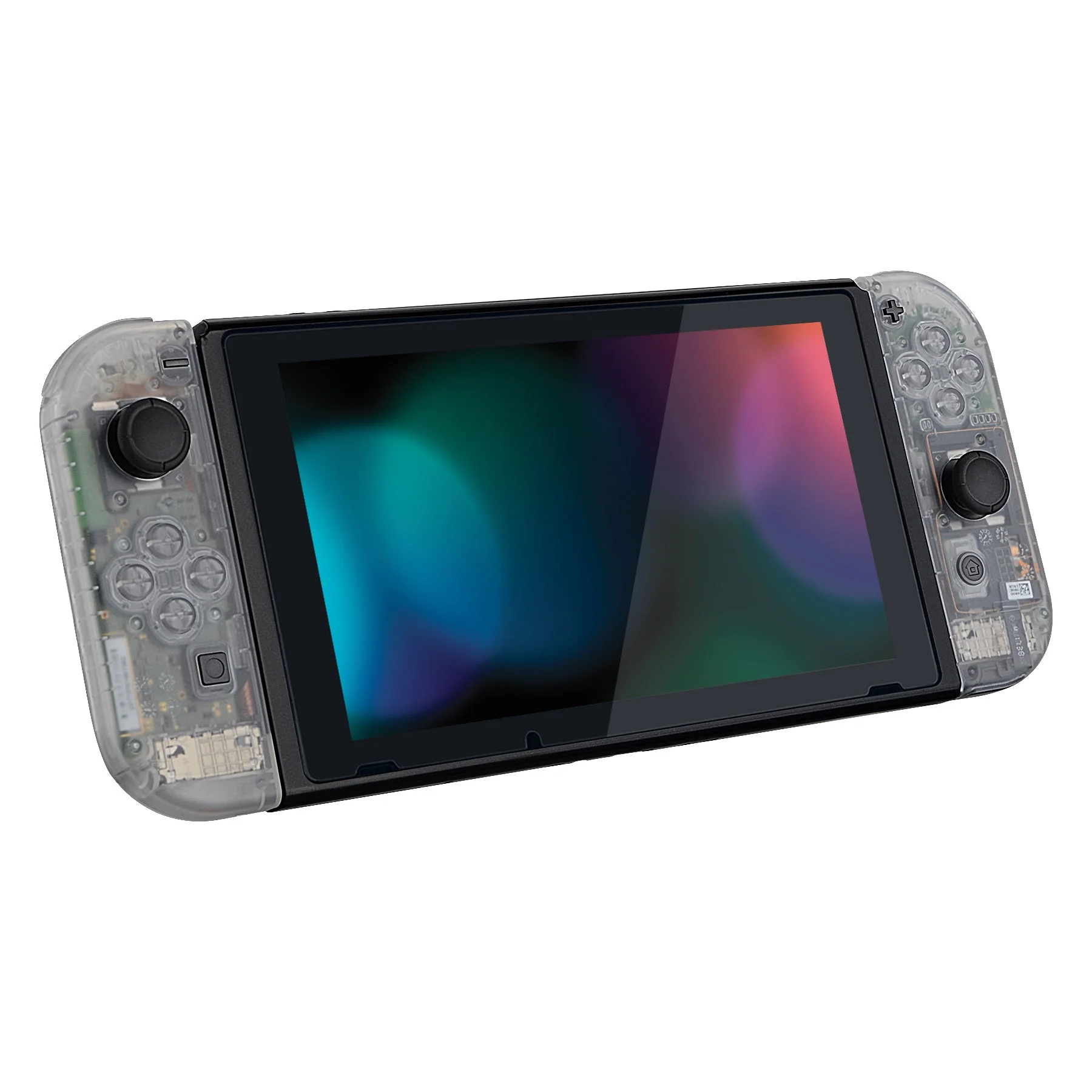 eXtremeRate Replacement Full Set Shells with Buttons for Nintendo Switch - Clear - Image 8