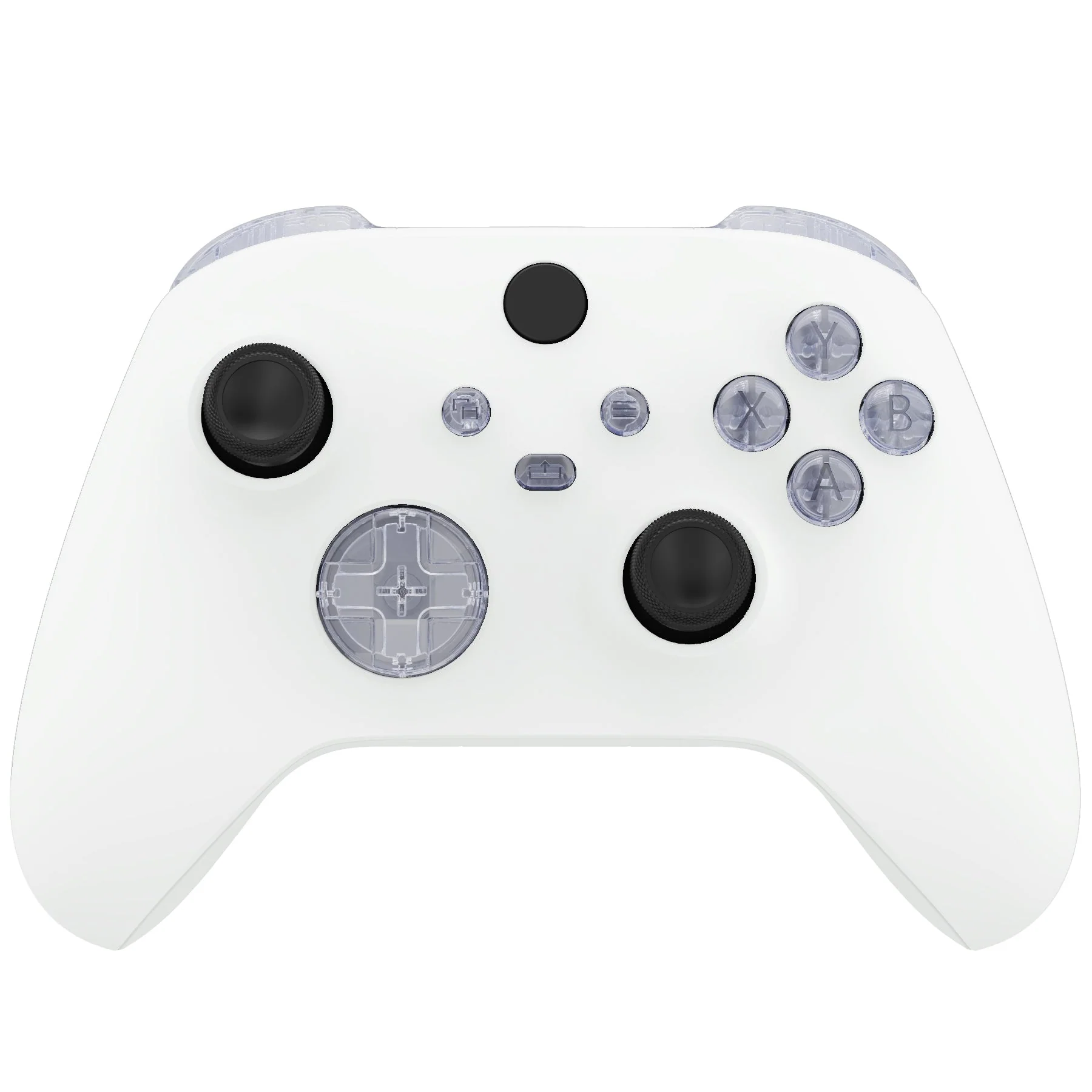 eXtremeRate Replacement Full Set Buttons for Xbox Series X & S Controller - Clear