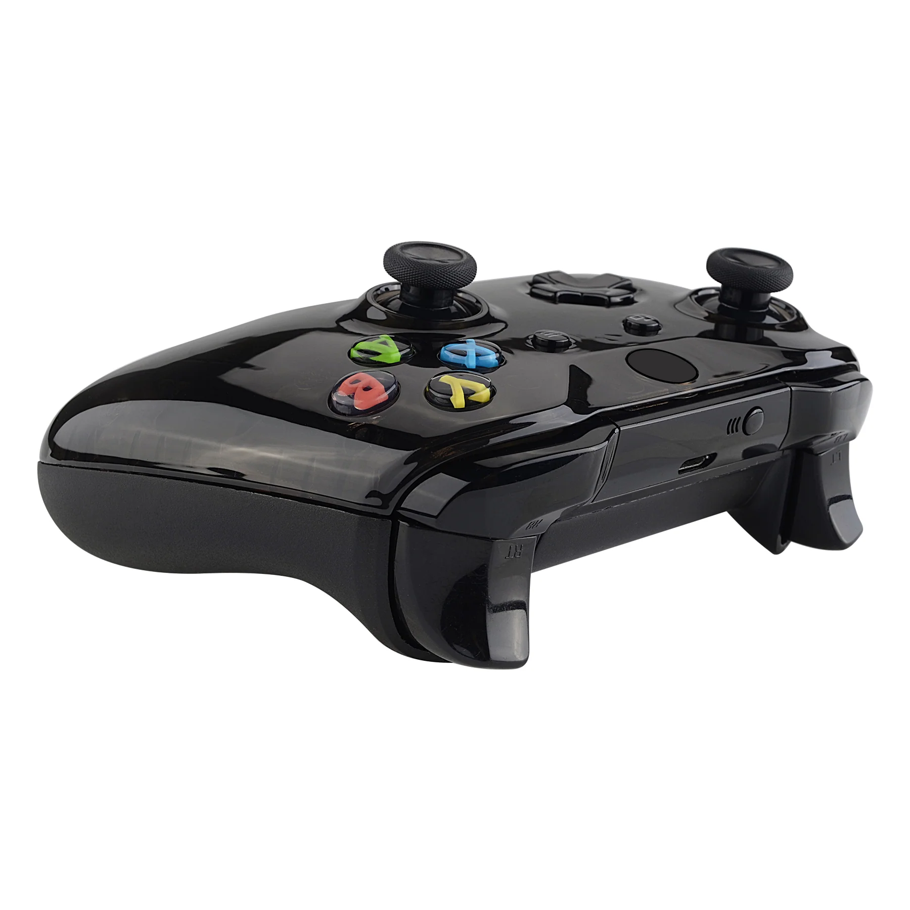 eXtremeRate Replacement Front Housing Shell for Xbox One X & S Controller (Model 1708) - Transparent Crystal Clear Black - Image 6