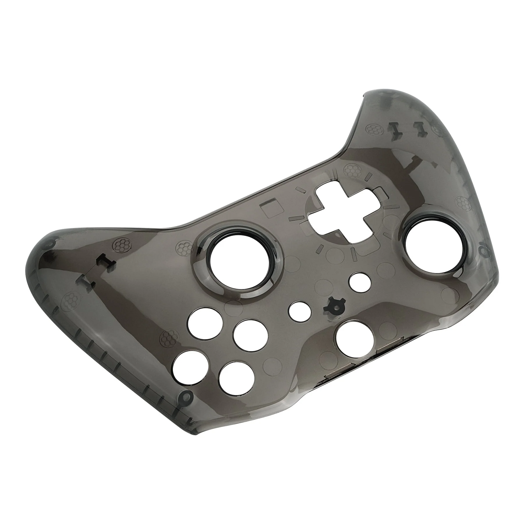 eXtremeRate Replacement Front Housing Shell for Xbox One X & S Controller (Model 1708) - Transparent Crystal Clear Black - Image 8