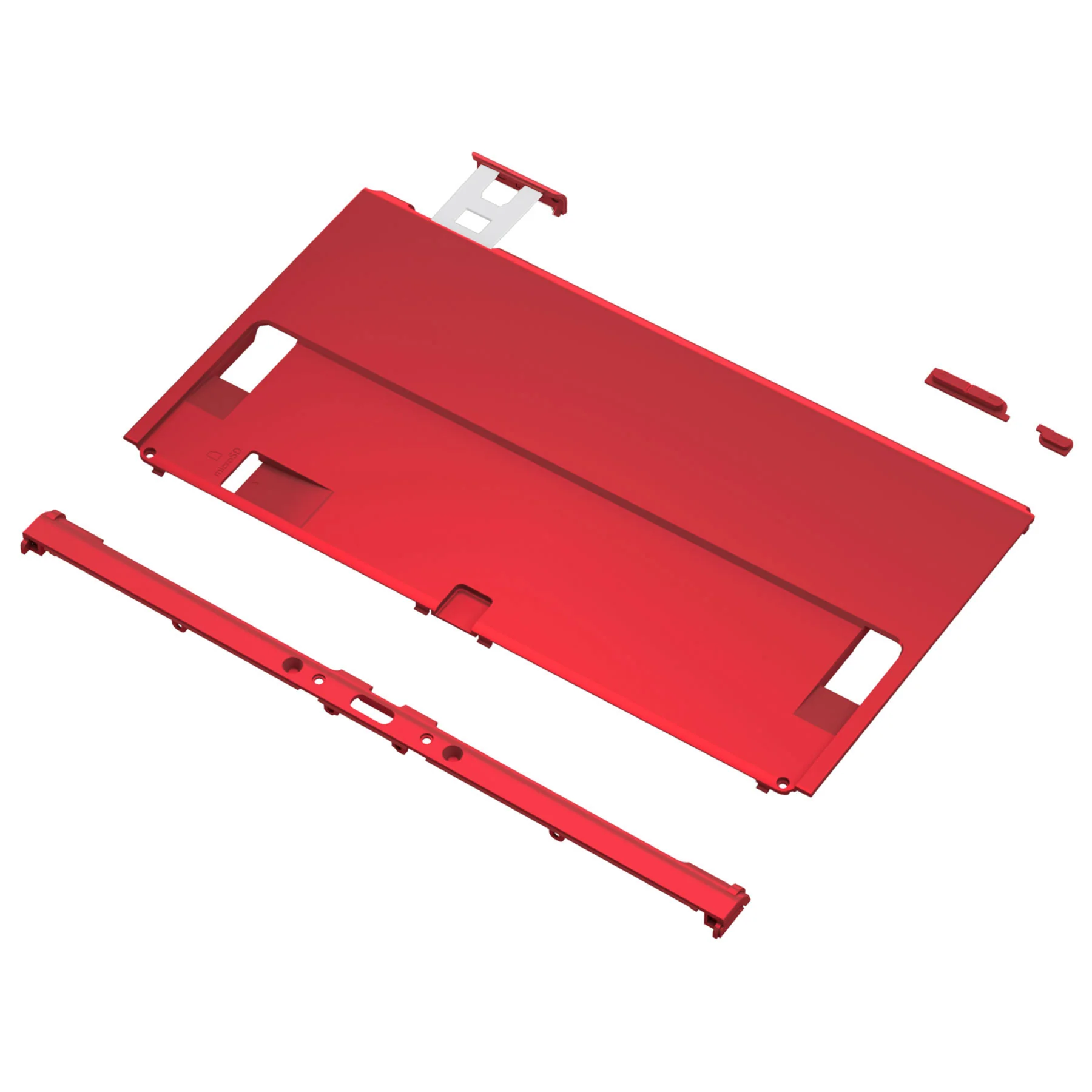 eXtremeRate Replacement Back Plate for Nintendo Switch OLED Console - Scarlet Red - Image 8