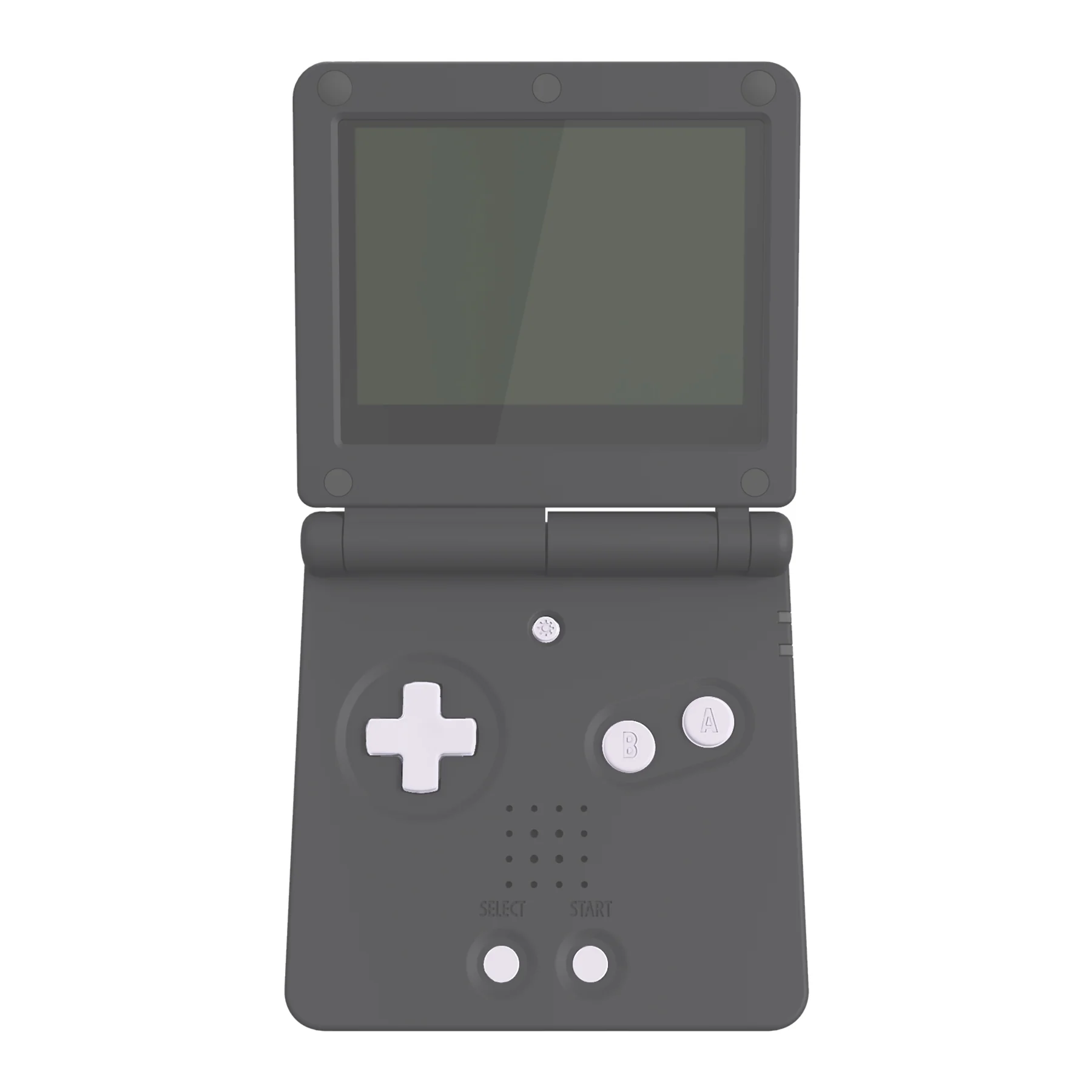 eXtremeRate Custom Replacement Full Set Buttons for Gameboy Advance SP GBA SP Console - White