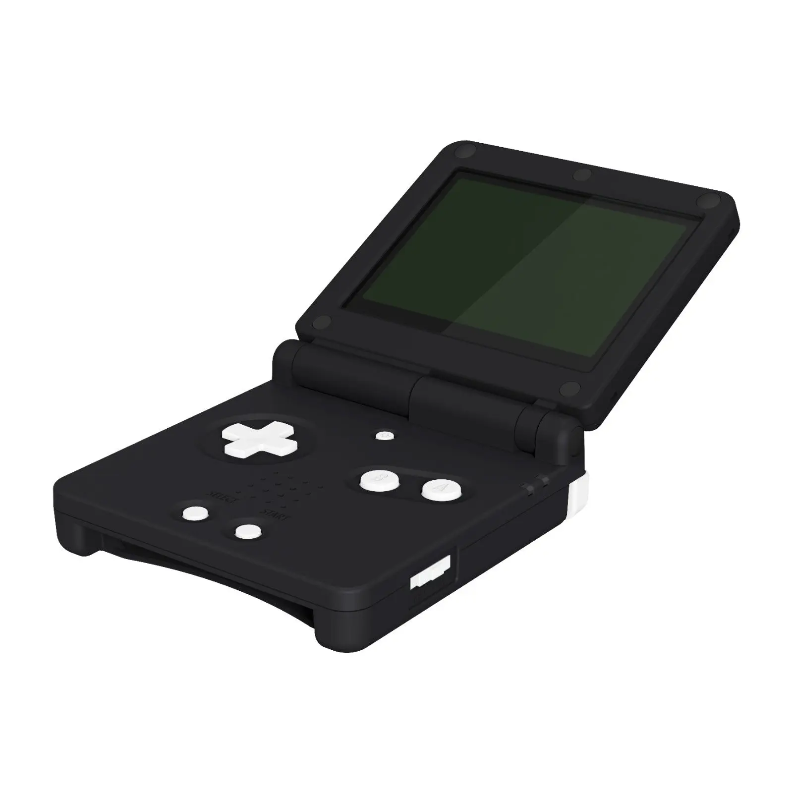 eXtremeRate Custom Replacement Full Set Buttons for Gameboy Advance SP GBA SP Console - Matte White - Image 4