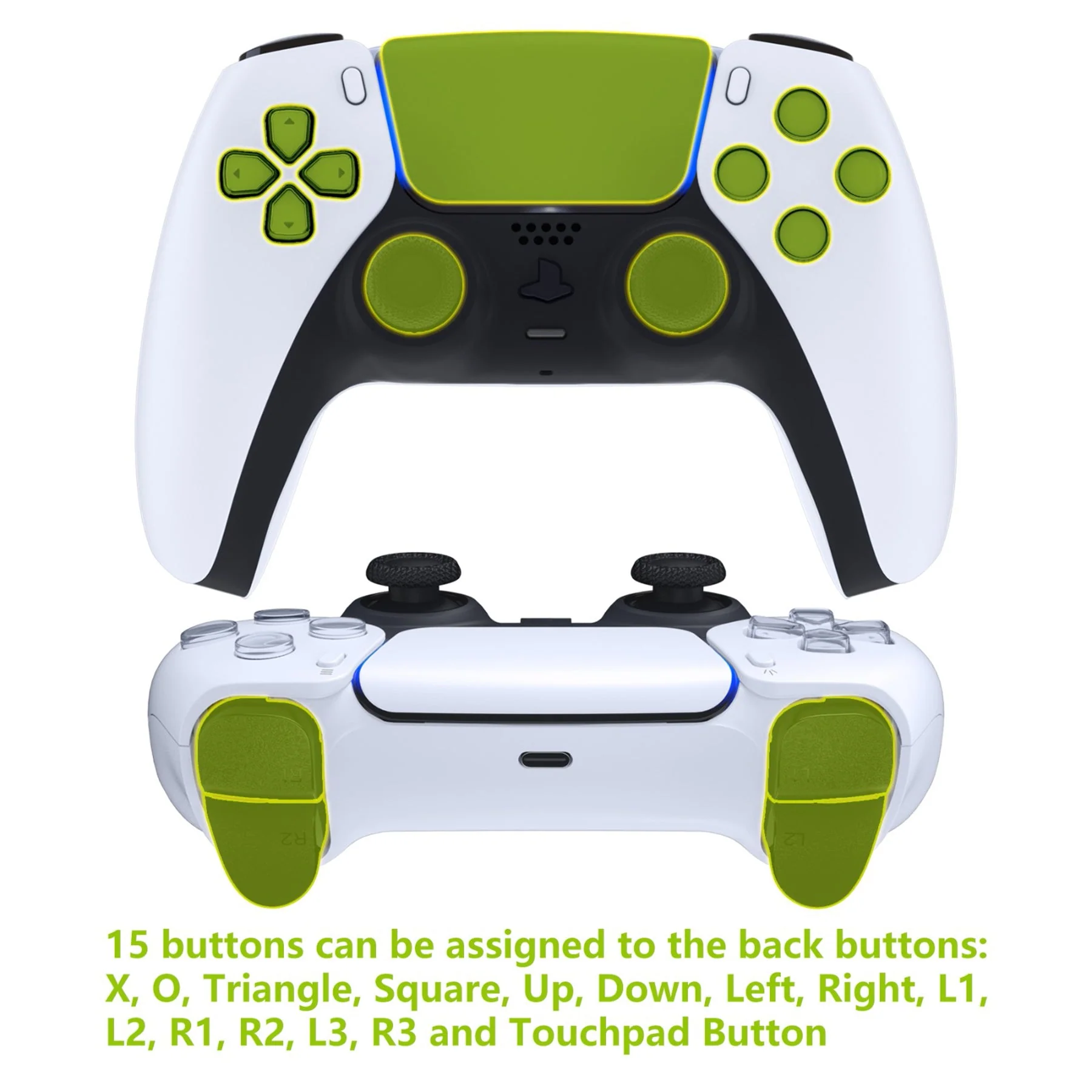 eXtremeRate Remappable RISE4 Remap Kit for PS5 Controller BDM-010/020 - White - Image 5