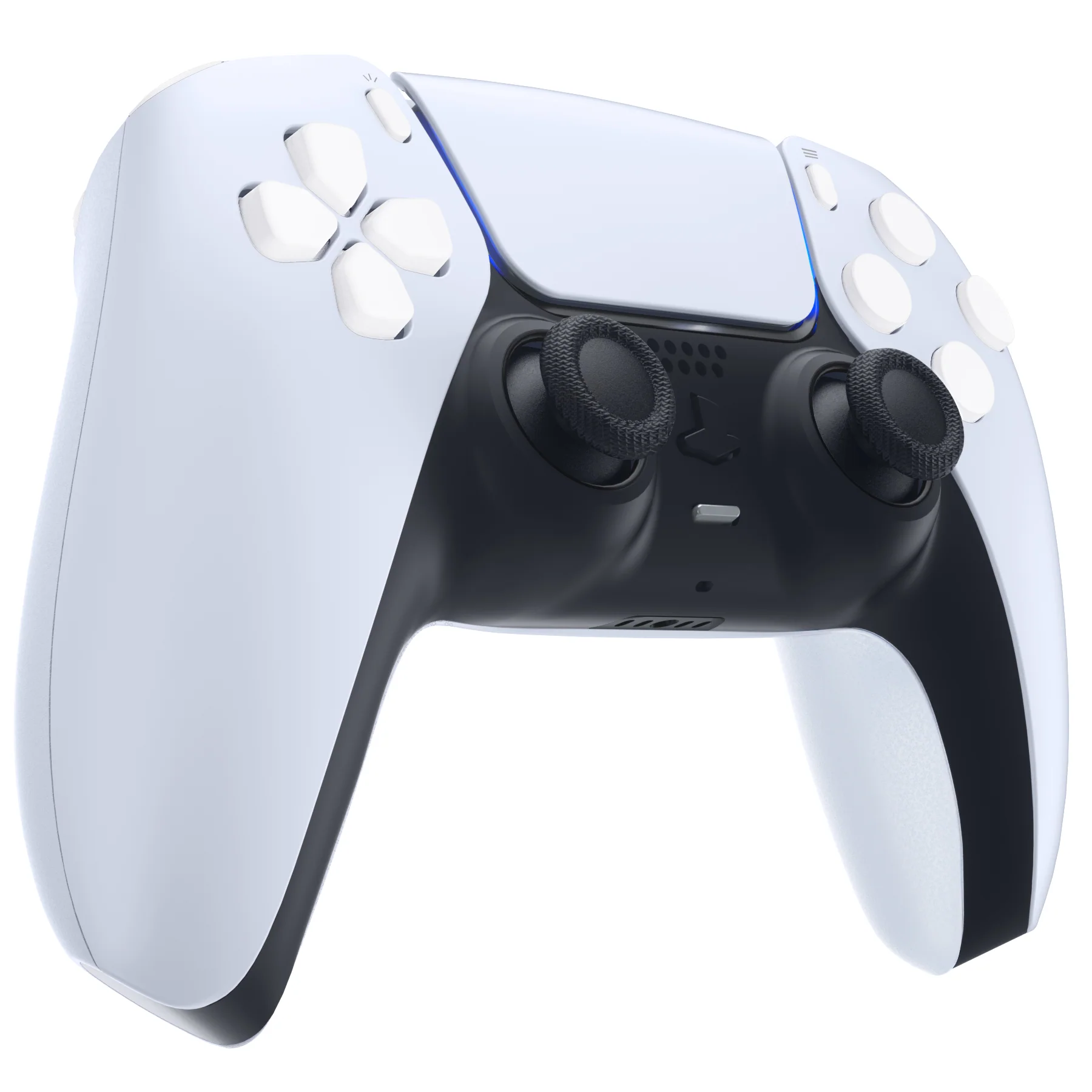 eXtremeRate Replacement Full Set Buttons Compatible with PS5 Controller BDM-030/040/050/060 - White - Image 6