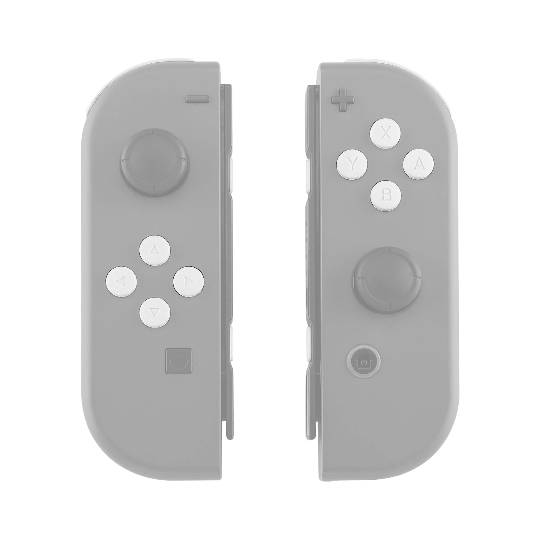 eXtremeRate Replacement Full Set Buttons for Joycon of NS Switch - White