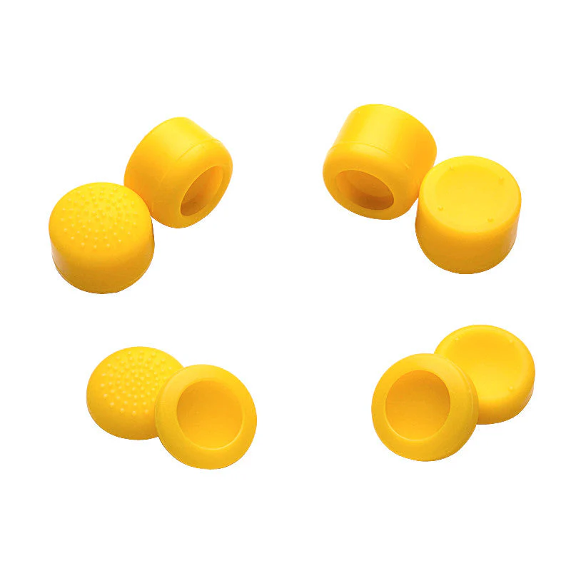 eXtremeRate 8 Yellow Silicone Rubber Precision Platporm Raised Analog Sticks Thumb Grips for ps4 Slim ps4 Pro Thumbsticks -ZXBJ1240 - Image 10
